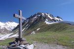 Col de Cou, 2528m, avec la vue sur le Mont Gautier si tentant !