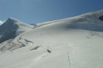 Vue arrière. Pigne d'Arolla tout à gauche