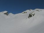 Le couloir qu'on aurait trouvé si nous avions remonté vers le col du P2605