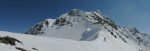 Vue panoramique depuis la Fenêtre d'en Haut (2724m), au 1er tiers le col de Xa puis la Pointe de Drône