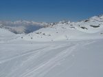 Je suis monté sur cette montagne, mais j'ai fait demi-tour