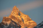 La Cime de l'Est des Dents du Midi, petit Cervin avant l'heure. Depuis le train