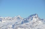 Centre haut, Allalinhorn et à droite Rimpfischhorn